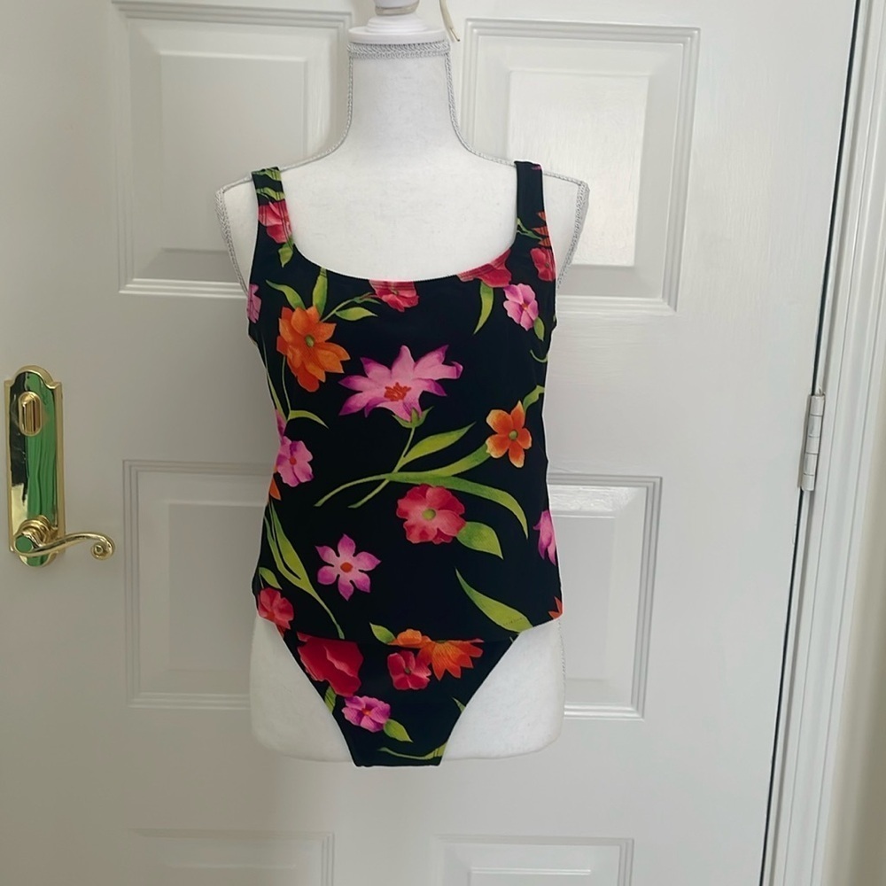 Cole of California Colorful Floral Textured Tankini & Bottoms. 14